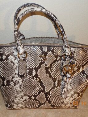 Michael Kors Snakeskin Shoulder Bag